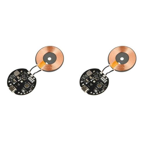 2X 20W Wireless Charger Transmitter Module 12V 24V Type C Fast Charging Circuit Board Coil DIY Charging Pad Power 1