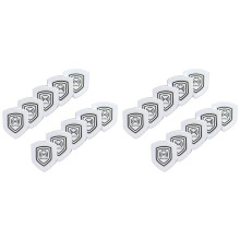 20Pcs NFC RFID Patrol Point Card 13.56MHz FM11RF08 Anti-Metal 70x60mm Luminous Shield Inspection Tags for Security