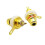 40Pcs RCA Female Jack Plated Rca Connector Gold Panel Mount Chassis Audio Socket Plug Bulkhead with Nut Solder Cup 7