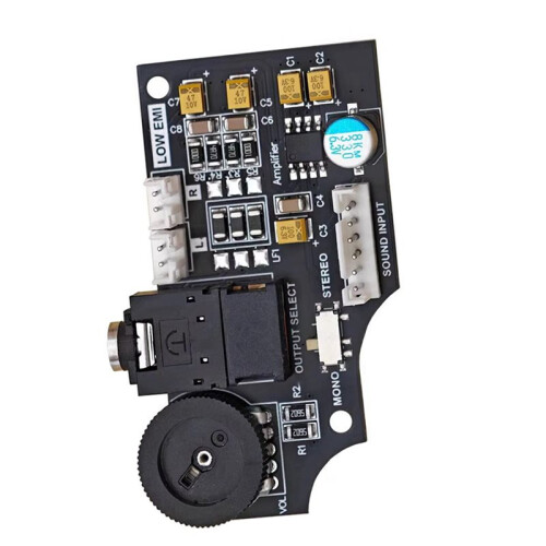 2X Dual Channel Volume Audio Board for  Game Gear Using ELNA Audio Capacitors, Max Double Original Volume Output 2