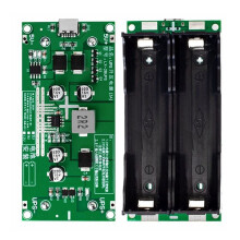 10X Type-C 15W 3A 18650 Lithiumbatterijladermodule - Step- Booster Snel Opladen UPS-Voedingsconverter 5V