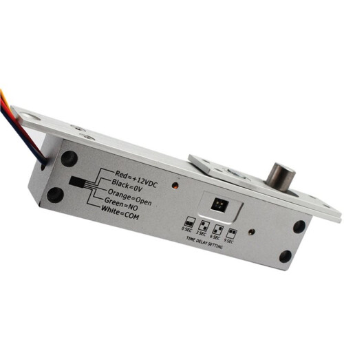 2X Fail Safe or Fail Secure Electric Mortise Lock DC12V Electronic Mortise Lock with Adjustable  Delay for Access 1