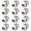 24 Conectores RJ45 Cat6 Sin Herramientas, Conector Hembra A Hembra para Módulo Ethernet, Panel Gigabit (Incompatible con Panel de Conexión). 2
