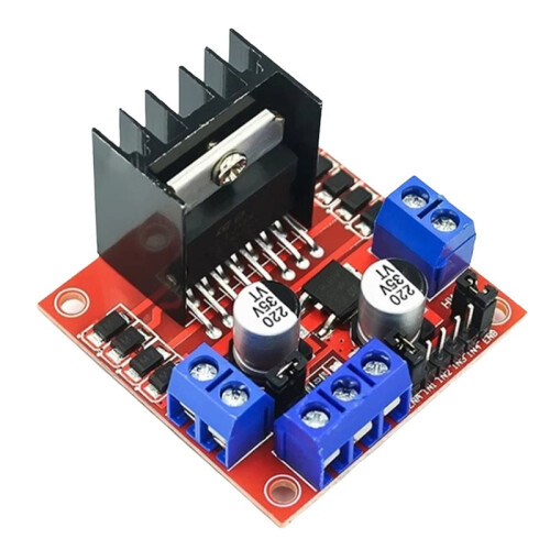 5X L298N Módulo Dual H-Bridge Stepper Motor Driver Board Módulo 2A/25W, Adequado para Robôs e Carros Inteligentes 1