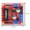 5X L298N Módulo Dual H-Bridge Stepper Motor Driver Board Módulo 2A/25W, Adequado para Robôs e Carros Inteligentes 5