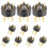 20 Stuks 3-Pins Vergulde Connector voor Microfoon KTV Audioconversie-Adapter Luidsprekermicrofoonaccessoires 2