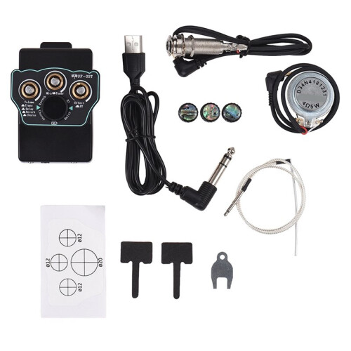 3X Gitarr Pickup Klassisk Gitarr Pickup Vibration Pickup BT Ackompanjemang Resonans Pickup 3-Bands EQ Equalizer Akustisk 1