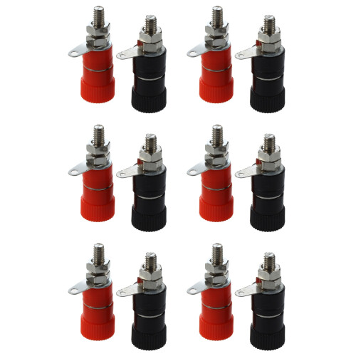 60 Pcs 3.8mm Thread 4mm Banana Plug Socket Binding Post Replacement