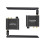 2X 2.4G Wireless Audio Adapter Extensor Wireless Audio Transmitter and Receiver 50M Lan Audio Extender Splitter RX/TX 4