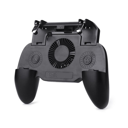 Mobile Gaming Controller with Cooling Fan for PUBG Trigger Joystick Gamepad for Smartphone