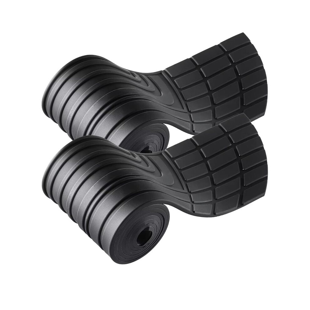 2 Pcs Car Rear Bumper Protector, Bumper Anti-Collision Universal Rubber Anti-Scratch Trunk Guard For Suvs And Cars 6032216681241