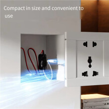 2X 2A Stroomomvormer 220V Naar 5V Adapter Oververhittingsbeveiliging Overbelastingsbeveiliging 220V Naar 5V Stroomadapter Type-C