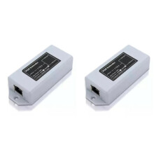 2X 1 em 2 Saídas Gigabit Padrão POE 1000M Extensor de Rede Repetidor em Cascata Rj45 em Conformidade com IEEE 802.3AT/AF para Câmera IP