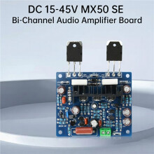 2X Carte D'Amplificateur Audio Numérique MX50 SE 15-45 V CC, Amplificateur Stéréo HiFi 100 W, Carte D'Amplificateur Haute Puissance