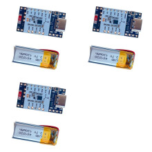 3X Módulo SmolSlime Baseado no Módulo NRF SlimeVR, ProMicro NRF52840 + (LSM6DSV + QMC6309), com Bateria