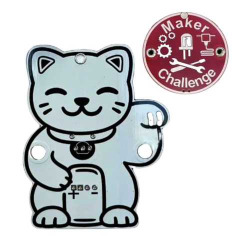 Learn to Solder Transistor Cat STEM Electronics Kit with Touch-Activated Sound