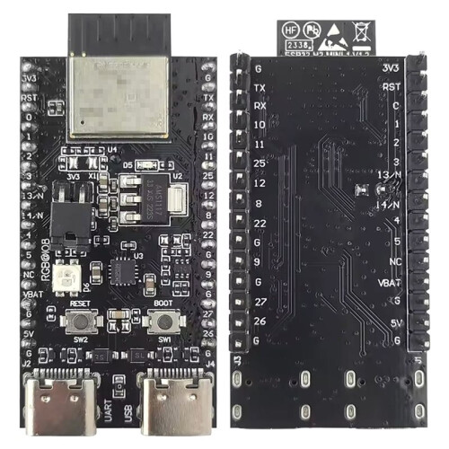 ESP32-H2-DevKitM-1 N4 Core Board IOT Development Board H2 ESP32 for 30Pin USB Type-C 25.5mmx48mm  Wifi BLE5.0 2
