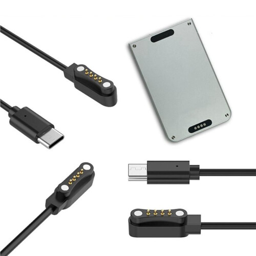 2X Charging Cable for PLAUD Note AI Voice Recorder Type-C Data Cable Replacement Magnetic Charger Cable 1M