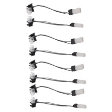1Set/8pcs Door Exterior Handle Ambient Lighting 4H0947134A 4H0947133A for Q7 RS7 A6 A7 A8 S6 S8 10-18 Door Lamp