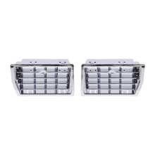 1Pair Show Chrome Lower Fairing Fresh Air Vents Cover for Goldwing GL1500 1988-2000 Motorcycle Street Bike 52-552