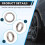 Engine Fuel Injector Sealing Ring Fuel Injector Retaining Bracket Snap Decoupling Elements for  N55 N20 13537591006 5