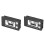 2X LCD Liquid Crystal 8-100V Voltmeter Battery Car Power Detection Digital Lithium Battery Capacity Display Module,A 1