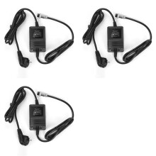 3X Mischpult-Mixer-Netzteil, AC-Adapter, 17 V, 3-Poliger Stecker, für MG16/MG166CX/MG166C/F4/F7/6FX, EU-Stecker