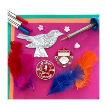 Learn to Solder Blinker Bird STEM Electronics Kit with Flashing LED & Sound Circuit
