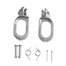 Stainless Steel Footpegs for Sur-Ron X S Light Bee Electric Motorcycle Foot Pegs Rests Footrests Pedals