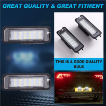 LED Number License Plate Light for MK4 MK5 MK6 CC Rabbit