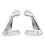 1Pair Plating Front Fairing Bracket Kit for  Road Glide 2010-2013 Motorcycle Hood Bracket Fairing Mount Support 2