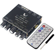 2x60W+150W Subwoofer 5.3 Power Amplifier Board USB Sound Card 2.1 Channel Audio Equalizer Class D Amp Module B