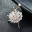 2X Ballett Engel Maedchen Kubisches Strass Dekoration Brosche für Pullover Mantel 1