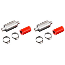 2X New Exhaust Tuned Pipe Muffler for 1/5 HPI Rovan Baja 5B 5T 5SC 5SS RC Boat Parts RC Boat Muffler
