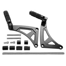 Motorcycle Folding Rear Passenger Footpeg for Monkey 125 Z125 2018-2025 Extended Larger Footrest Pedal Accessories