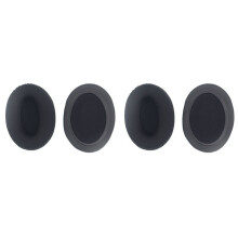 2 Pairs 90x70mm Universal Earpads for Headphones Covers Replacement Soft Sponge Breathable Mesh Cushions