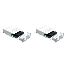 2X Extensor POE de 4 Portas 100M Ao Ar Livre À Prova de Chuva Repetidor POE IP30 VLAN 44-57V 30W para Câmera POE AP Sem Fio