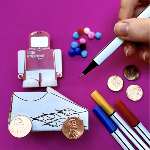 STEM Kits Pizza Racer Engineering & Design Challenge Kit