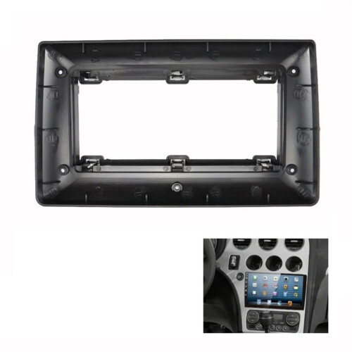 Painel Frontal de Rádio de 9 Polegadas para  159 2007-2011 - Kit de Instalação para Painel Frontal, Moldura Do Console, Placa Adaptadora de 1