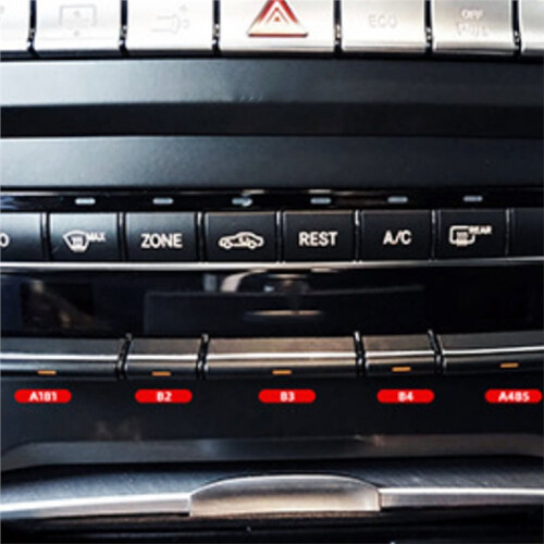 Car Console Air Conditioning Button A/C Control Button for   E Class W207 W212 2