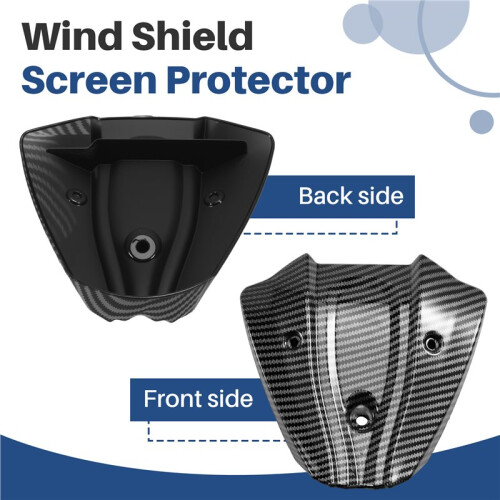 Motorcycle Windscreen Windshield Wind Shield Screen Protector for  GSX-8S GSX8S GSX 8S 2023- Carbon 2