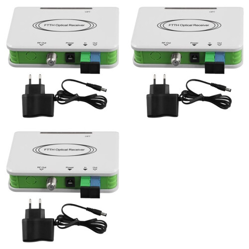 3X CATV System ONU FTTH Optical WDM Receiver Optical Node Active Triplexer SC/APC(B) EU PLUG