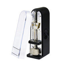 Guitar Mechanical Metronome Precise Retro Metronome Pendulum Tick-Tock No Heavy Bell for Piano Guitar Violin Black