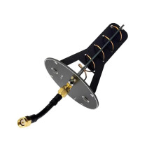 Antenne Directionnelle Hélicoïdale à Gain Élevé de 5,8 GHz et 12,8 DBi, pour Polarisation Circulaire Droite (RHCP), Connecteur SMA-M, pour la