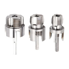 Kit de Filetage pour Tuyaux PVC (3 Pièces) : Filetage Intérieur et Extérieur, Diamètres 1/2", 3/4" et 1".