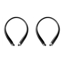 2X 5.0 -Headset med Infällbara Öronproppar och Brusreducerande Mikrofon, Lämplig för Hemmakontor
