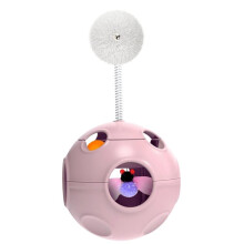 Interactive Cat Tumbler Toy with Plush , and Insect Teaser for Indoor Cats