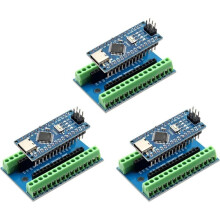 V3 Module with CH340 Microchip +  I/O Shield V1.0 Simple Expansion Board with Screw Terminals for
