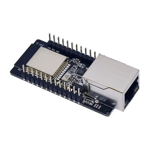 Placa de Desenvolvimento WT32-ETH01 com Porta Serial Integrada para Ethernet, Wi-Fi e  - Módulo Sem Fio ESP32