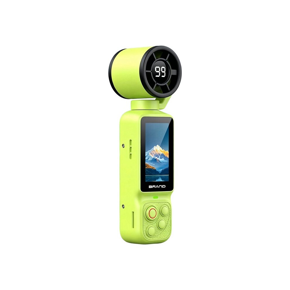Photos - Other Photo Accessory 1080P Gimbal Camera with Fan 180 Handheld Pocket Camera Rotatable HD Vlog Camera with Cooling Fan Action Cam B